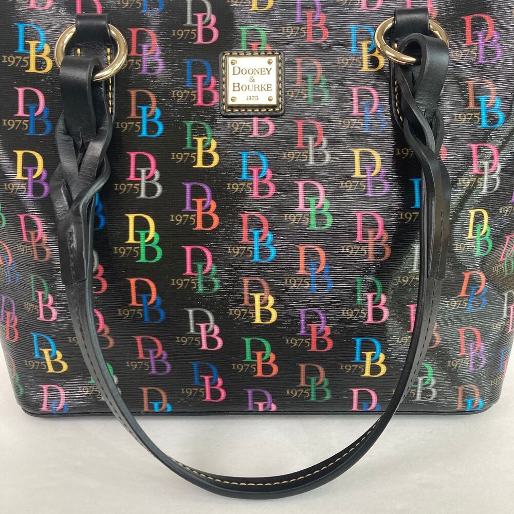 Dooney & Bourke Multi Color Monogram Db75 Nelly T… - image 2